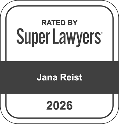 Rated By Super Lawyers | Jana Reist | 2026