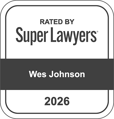 Rated by Super Lawyers | Wes Johnson | 2026